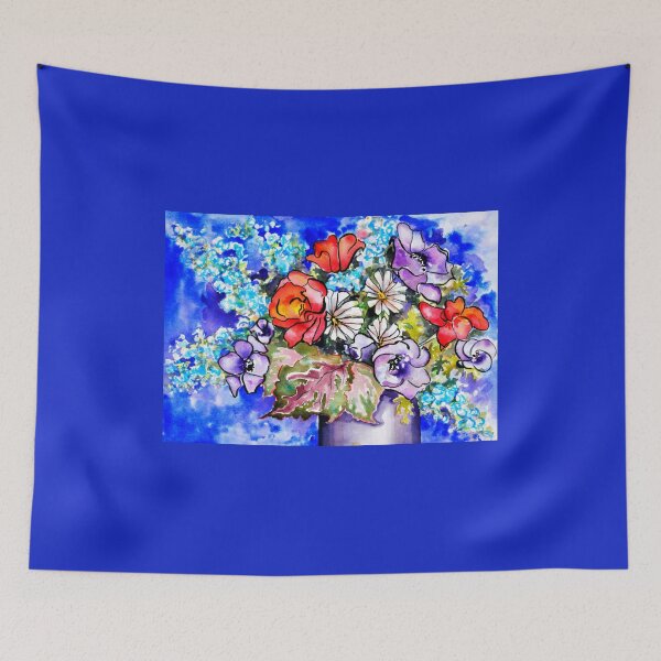 Item preview, Watercolor Bright Floral, Hand Drawn and Painted designed and sold by Sharon Schwalbe.