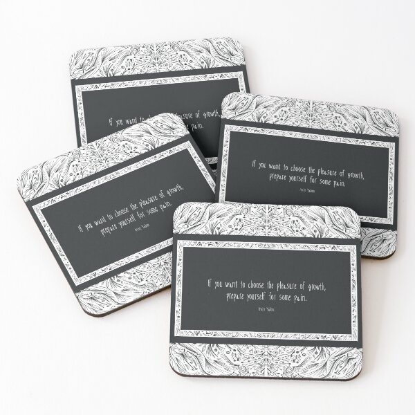 Item preview, Growth can’t exist without Pain - Yalom  designed and sold by TimeIsAHammer.
