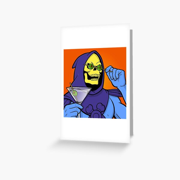 skeletor valentines card