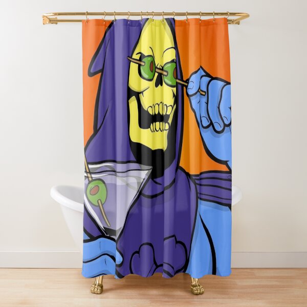 Party Skeletor Shower Curtain