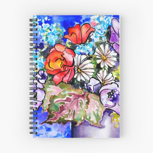 Item preview, Watercolor Bright Floral, Hand Drawn and Painted designed and sold by Sharon Schwalbe.