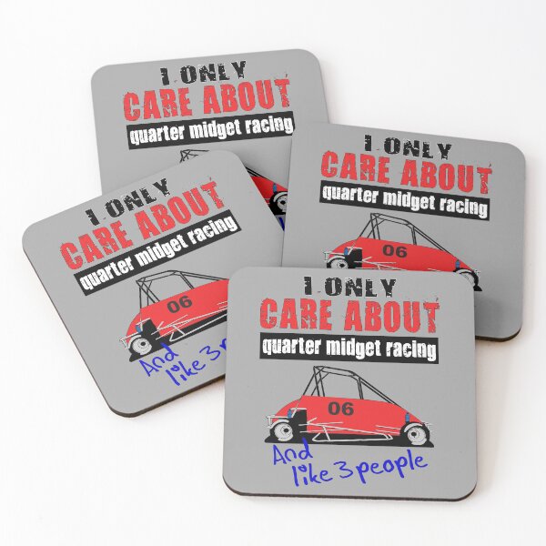 Item preview, Quarter Midget Racing Car ALL I CARE ABOUT Handwritten Funny Racing Perfect Gift Ideas designed and sold by GabiBlaze.