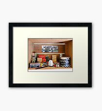 Antiques On The Ranch Framed Print