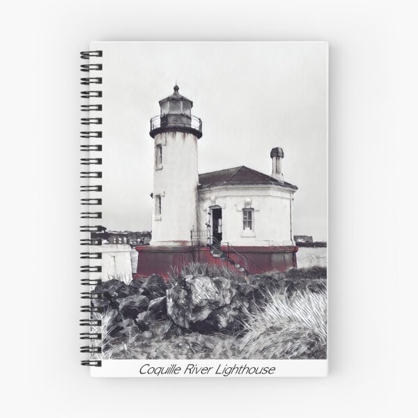 Item preview, Coquille River Lighthouse - Bandon, Oregon designed and sold by DilloStudios.