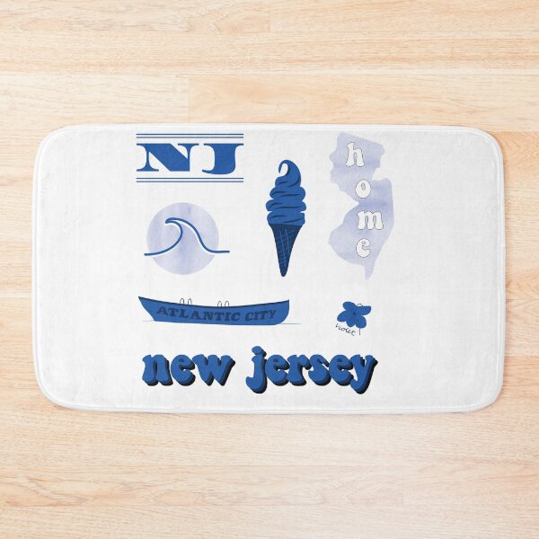 Item preview, Blue Watercolor New Jersey US State Sticker Pack designed and sold by The-Goods.