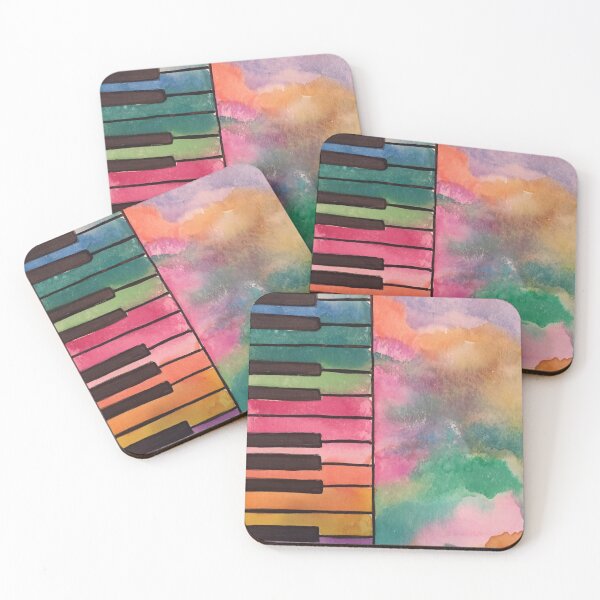 Item preview, Watercolor Piano designed and sold by Michelle  Cosse.