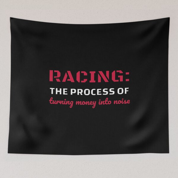 Item preview, Racing Turning Money to Noise Funny Track Car Red Funny Racing Apparel Perfect Gift Ideas designed and sold by GabiBlaze.