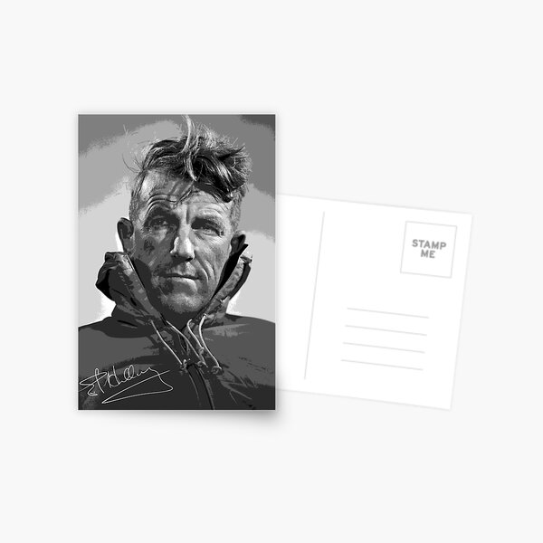 Vista previa del artículo con la obra «Sir Edmund Hillary», diseñado y vendido por Tritox.