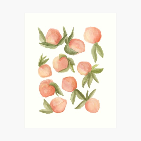 Item preview, Watercolor Peaches designed and sold by Peyton Bailey.