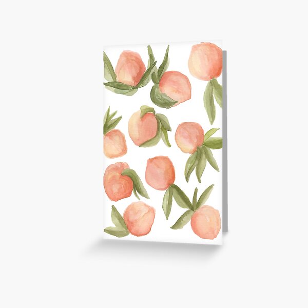 Aperçu de l'œuvre Aquarelle Pêches créée et vendue par Peyton Bailey.