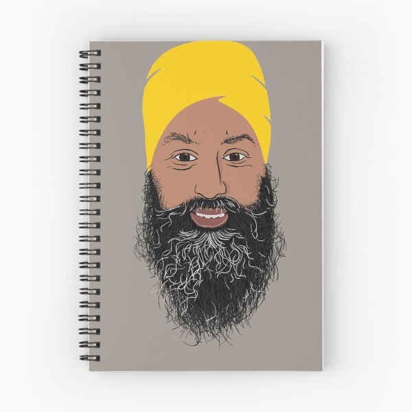 Item preview, Jagmeet Singh (Canadian NDP Leader) designed and sold by countercolour.