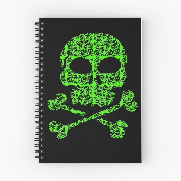 Aperçu de l'œuvre Green Skulls Pattern créée et vendue par Greenbaby.