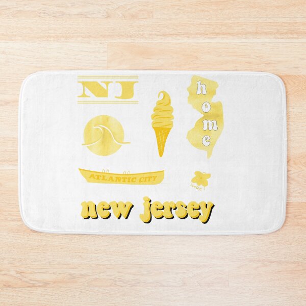 Item preview, Light Yellow Watercolor New Jersey US State Sticker Pack designed and sold by The-Goods.