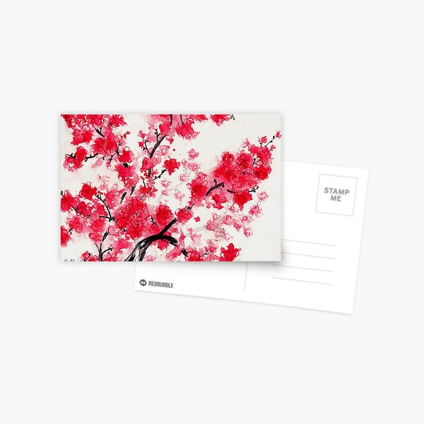 Fleurs de cerisier Carte postale
