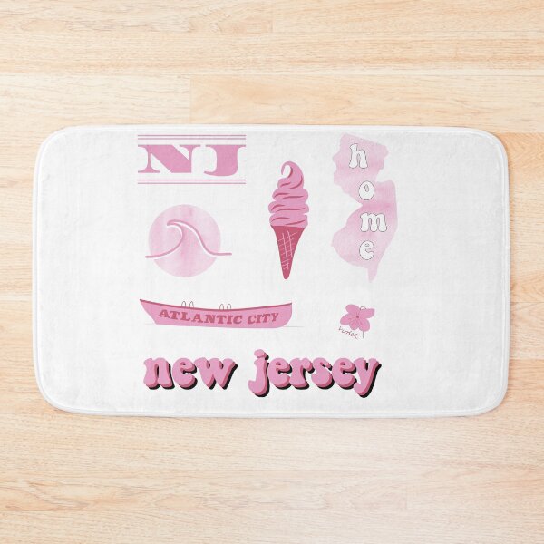 Item preview, Pink Watercolor New Jersey US State Sticker Pack designed and sold by The-Goods.