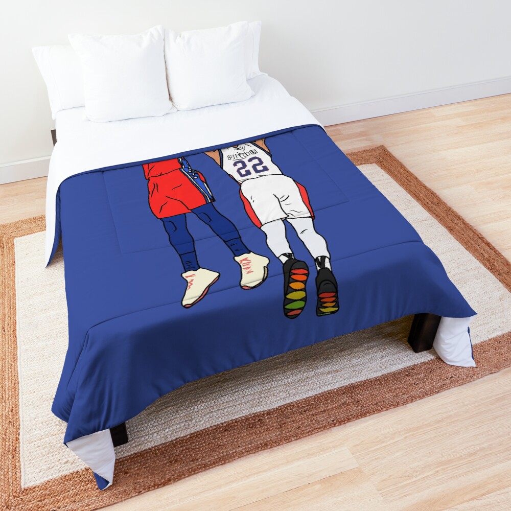 Ben Simmons Makes His First Three Comforter