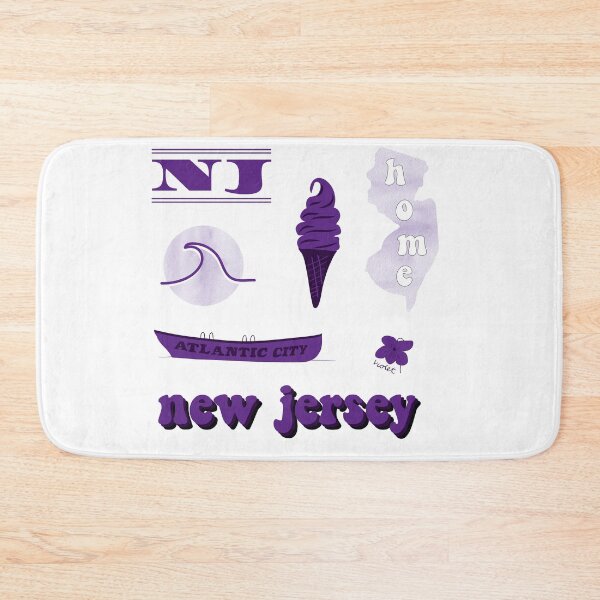 Item preview, Purple Watercolor New Jersey US State Sticker Pack designed and sold by The-Goods.