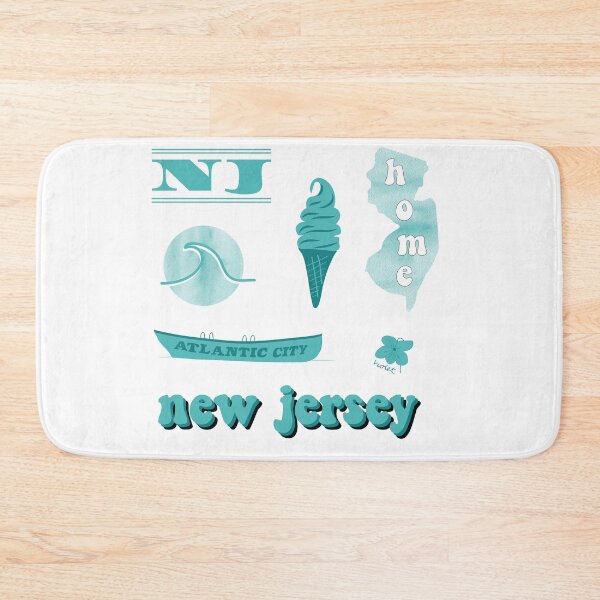 Item preview, Teal Watercolor New Jersey US State Sticker Pack designed and sold by The-Goods.