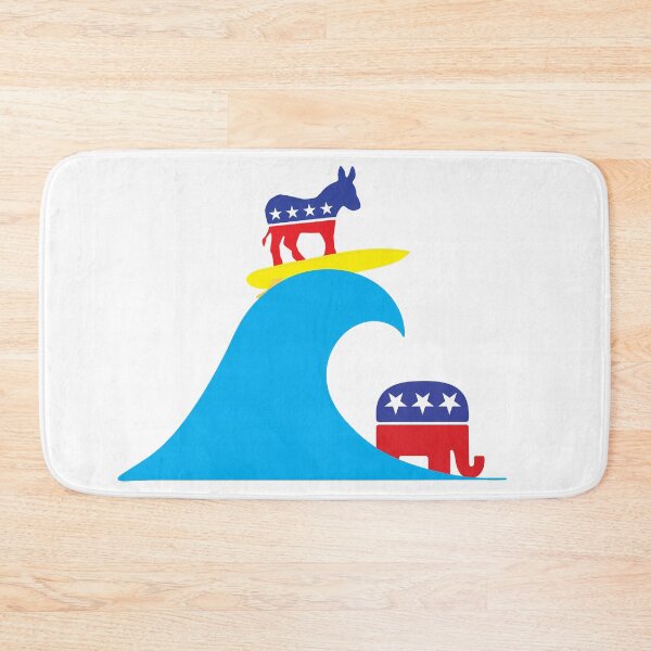 Item preview, Democratic Donkey Rides the Blue Wave designed and sold by judgeart.
