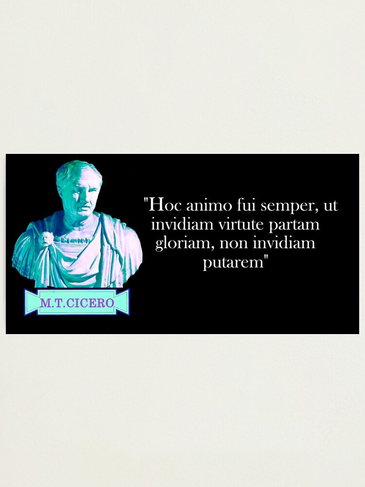 Cicero on sale latin quotes