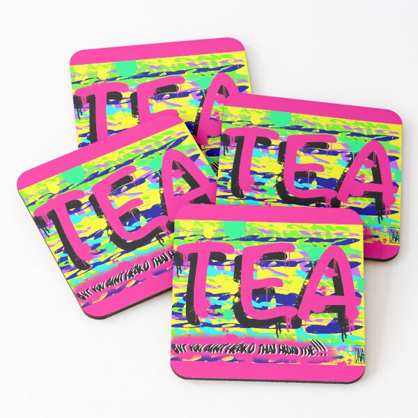 Aperçu de l'œuvre THÉ (Rose Fluorescent) créée et vendue par DAMCDesigns.