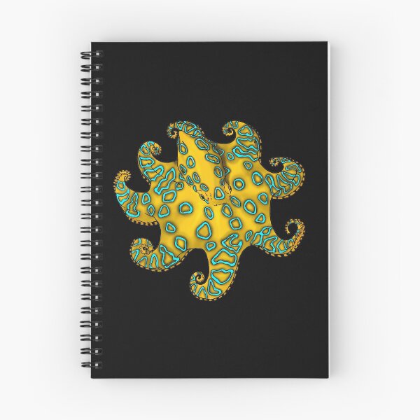 Item preview, Blue Ring Octopus designed and sold by TinkerandBone.