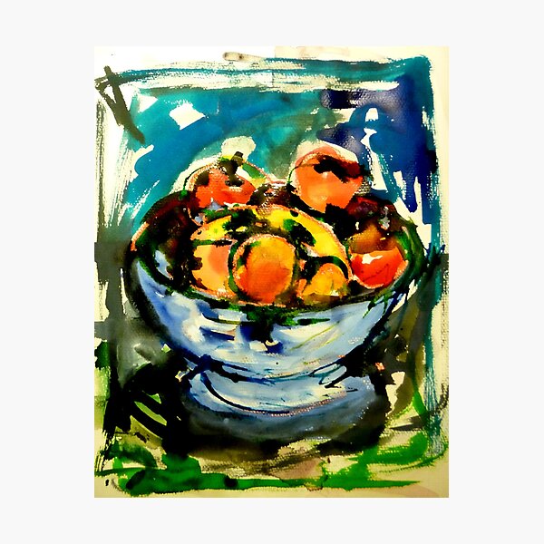 bowl of fruits Photographic Print