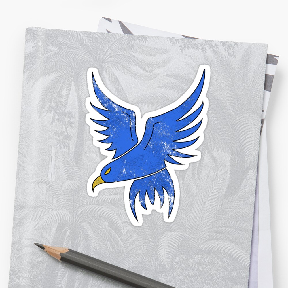 blue falcon sticker