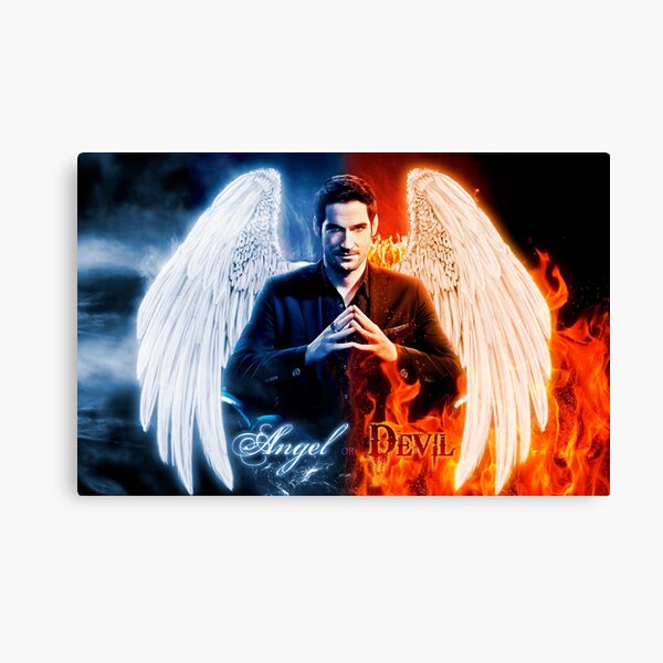 Lucifer - Angel or Devil? Canvas Print