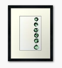 Green Framed Print