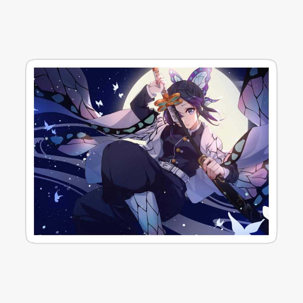 Demon Slayer Kimetsu No Yaiba Shinobu Poster By Lawliet1568 Redbubble