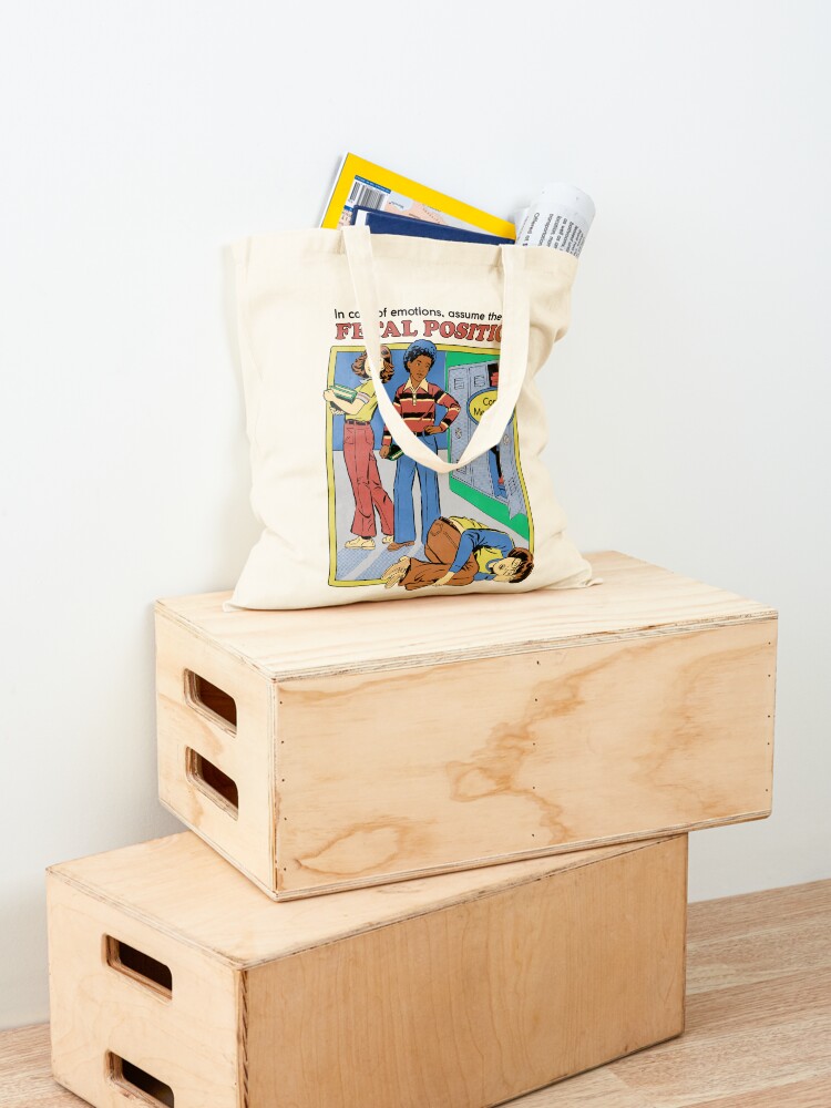 Alternate view of Assume the Fetal Position Tote Bag