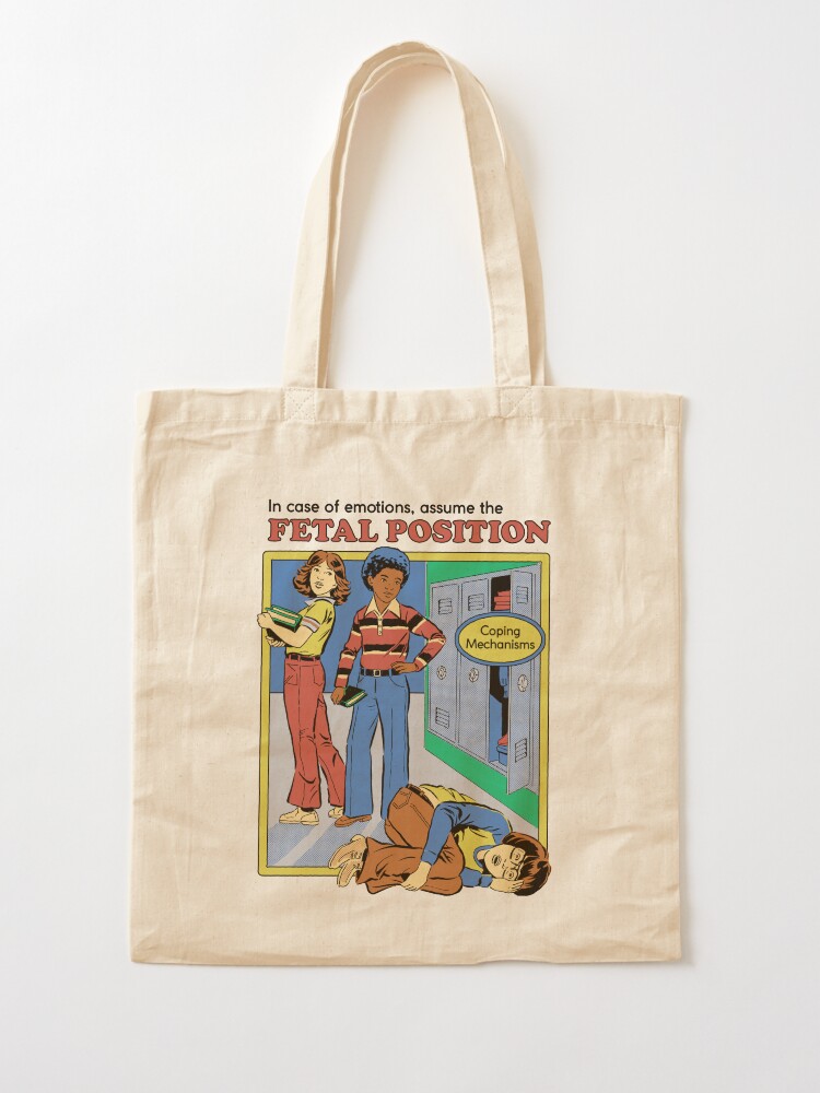 Alternate view of Assume the Fetal Position Tote Bag