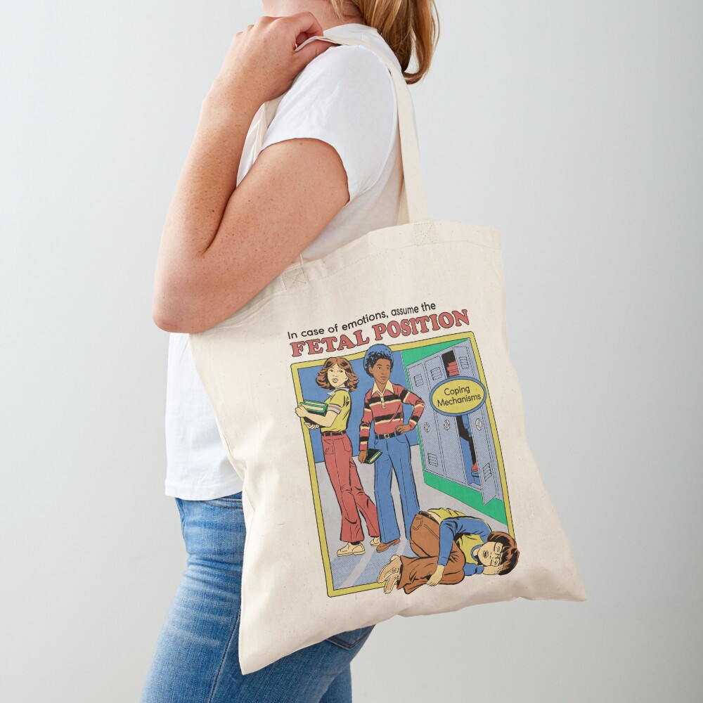 Assume the Fetal Position Tote Bag