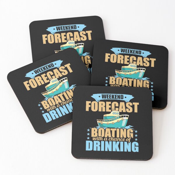 Item preview, Weekend Forecast Boating with a Chance of Drinking designed and sold by perfectpresents.