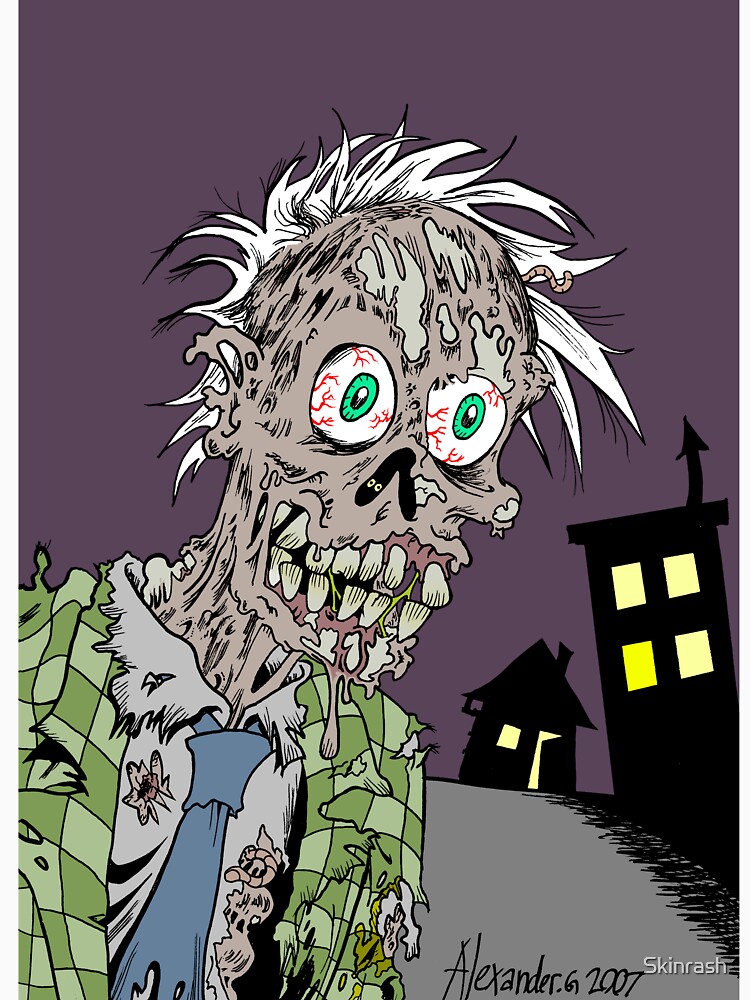 Thumbnail 7 of 7, Classic T-Shirt, Weirdo ghoul designed and sold by Skinrash.