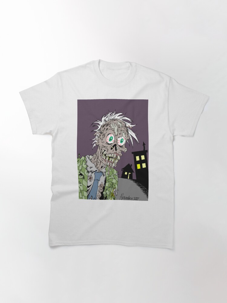 Thumbnail 3 of 7, Classic T-Shirt, Weirdo ghoul designed and sold by Skinrash.