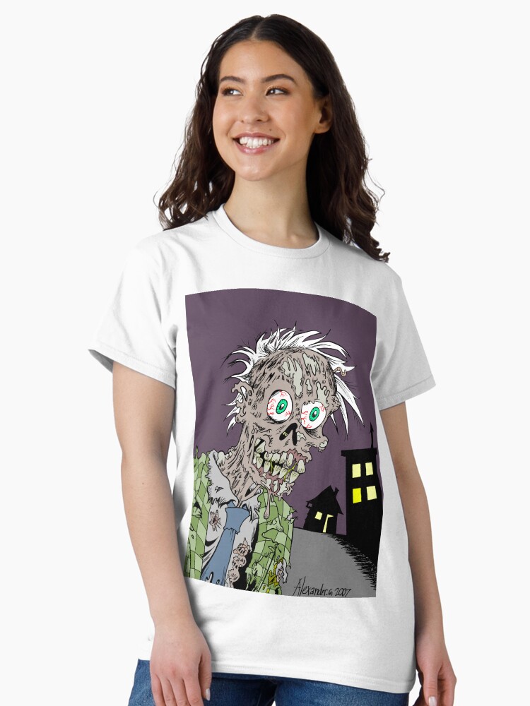 Thumbnail 2 of 7, Classic T-Shirt, Weirdo ghoul designed and sold by Skinrash.