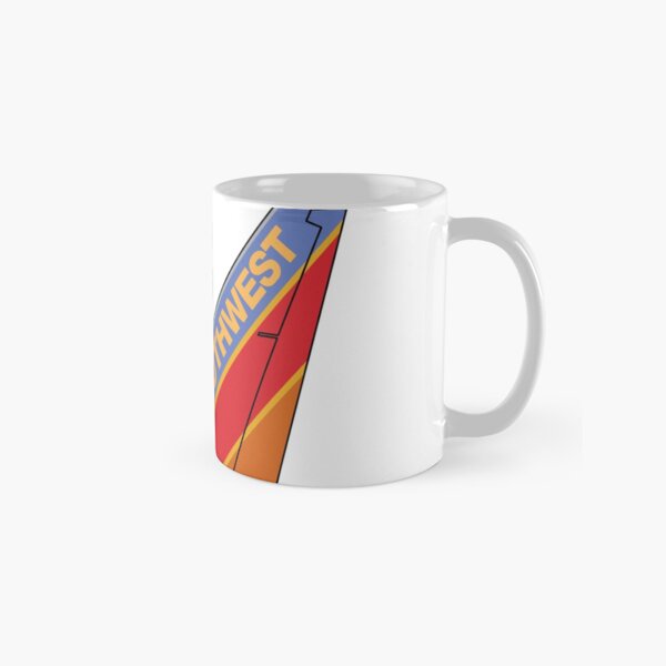 Southwest Airlines "Canyon Blue" Boeing 737-800 Tail (Left Facing) Classic Mug