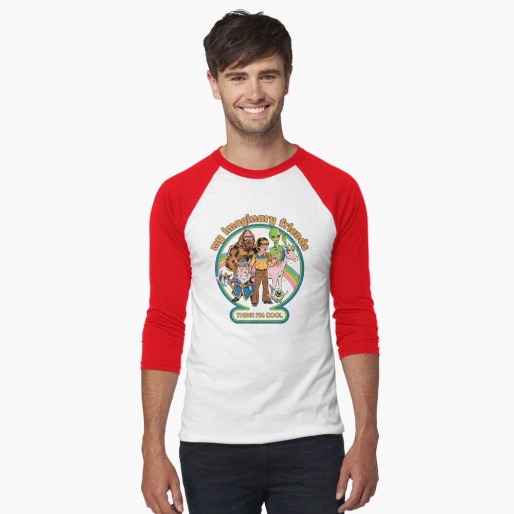 Item preview, Baseball ¾ Sleeve T-Shirt designed and sold by stevenrhodes.