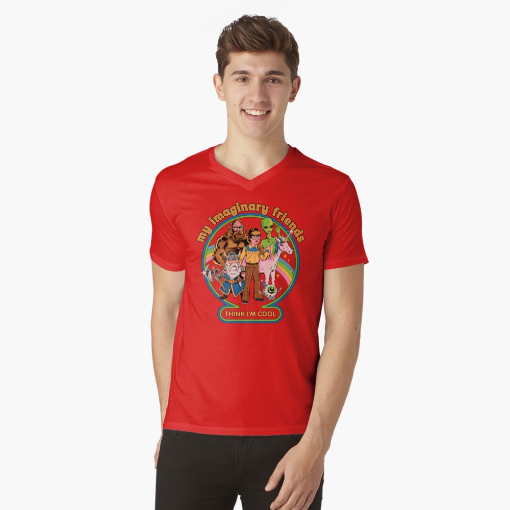 Item preview, V-Neck T-Shirt designed and sold by stevenrhodes.