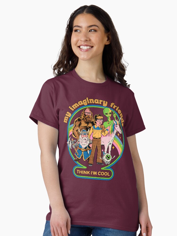 Thumbnail 2 of 7, Classic T-Shirt, My Imaginary Friends designed and sold by stevenrhodes.