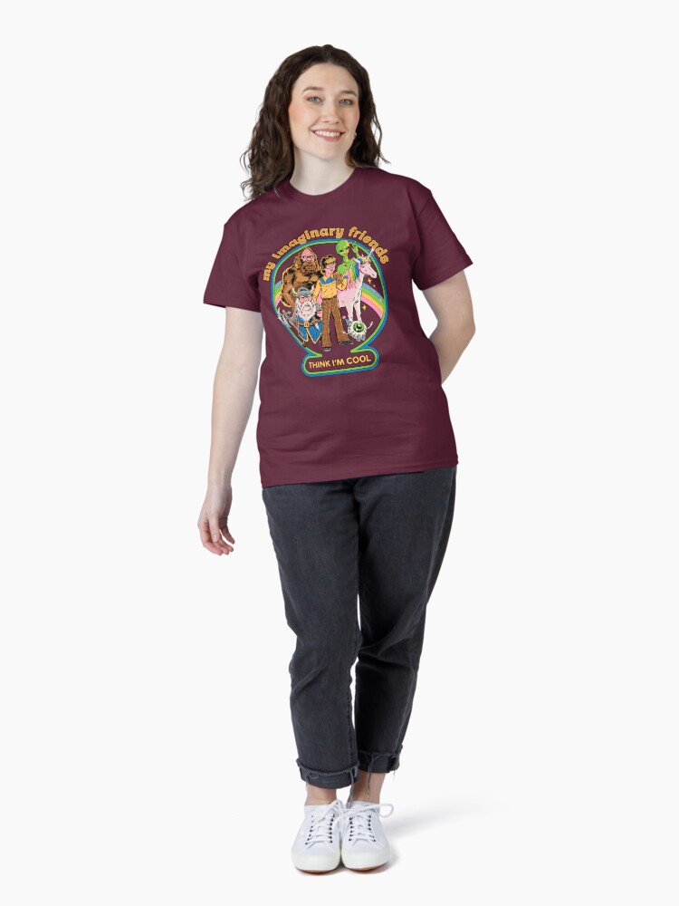 Thumbnail 4 of 7, Classic T-Shirt, My Imaginary Friends designed and sold by stevenrhodes.
