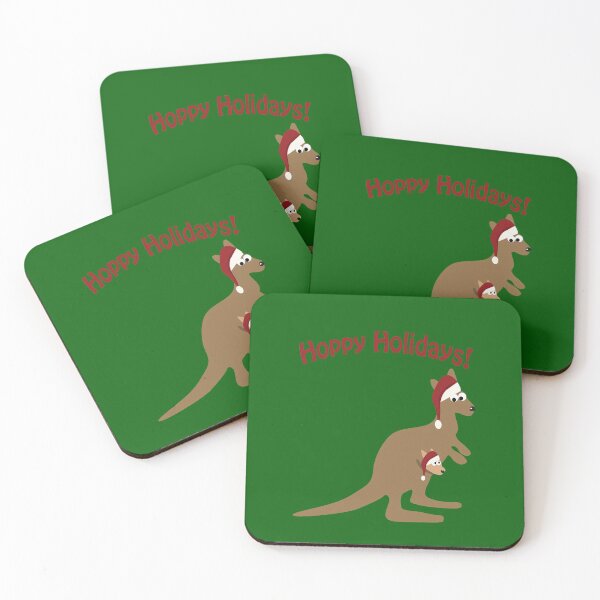 Item preview, Hoppy Holidays Santa Kangaroo and Joey designed and sold by Hedgie Designs.