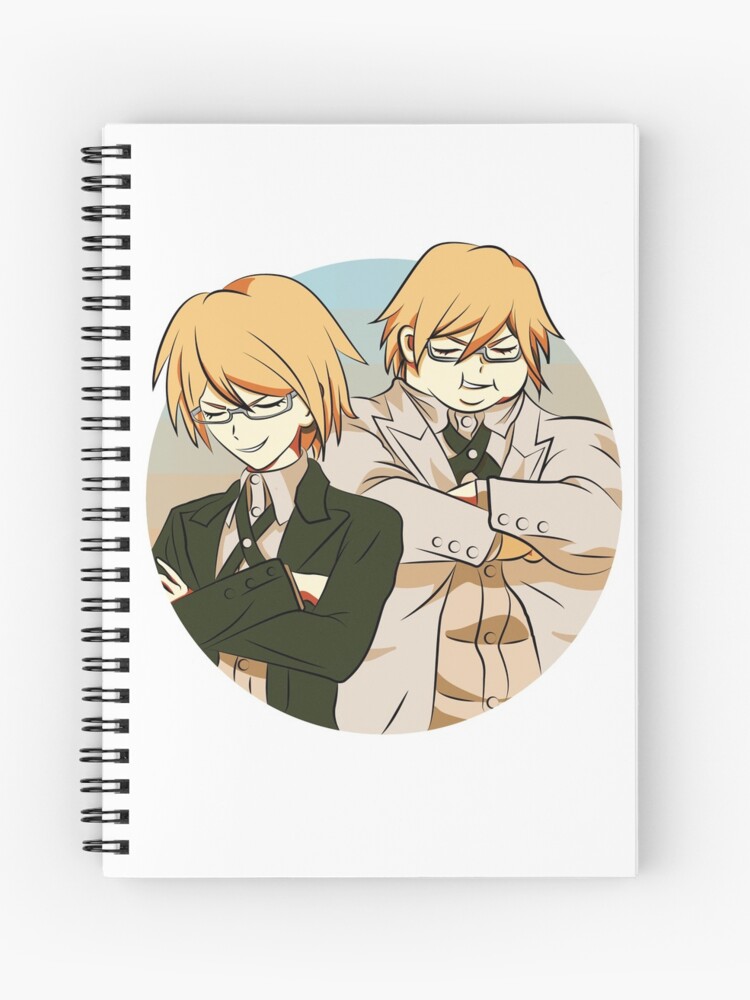 Byakuya Togami The Ultimate Imposter Spiral Notebook By Trashcannie Redbubble