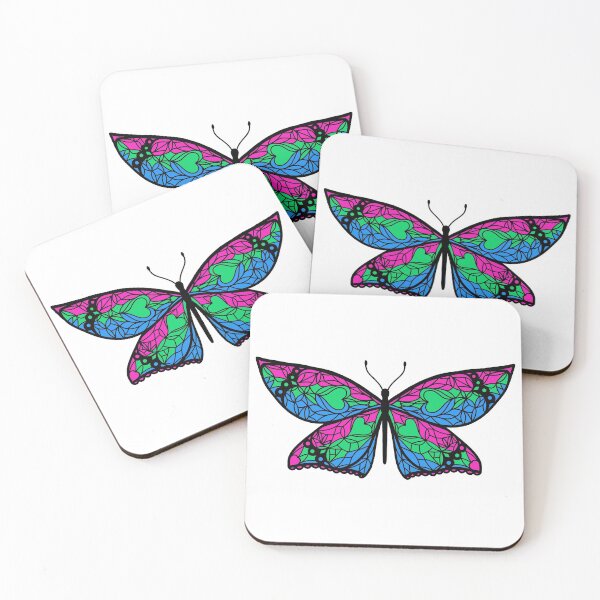 Item preview, Volar con orgullo: mariposa de la bandera polisexual designed and sold by StephOBrien.