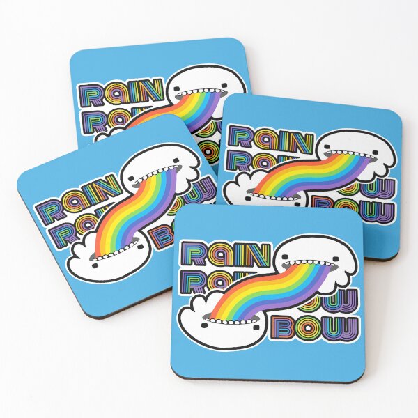 Item preview, Delightful Rainbow – Clouds Enjoying a Colorful Meal  designed and sold by suoplushie.