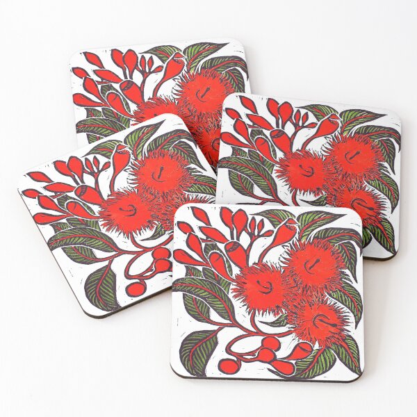 Item preview, Red Gum Blossom designed and sold by Cynthia Dix.