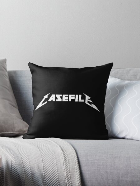 Casefile True Crime – Casefile Metallica Tribute (Light) Throw Pillow