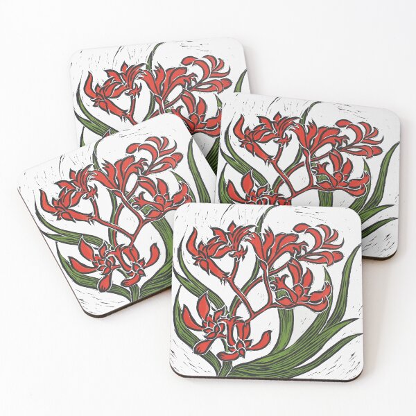 Item preview, Red Kangaroo Paws designed and sold by Cynthia Dix.